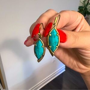 Kendra Scott turquoise earrings
